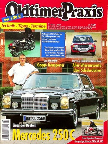 Deckblatt Oldtimer Praxis (03/2004)